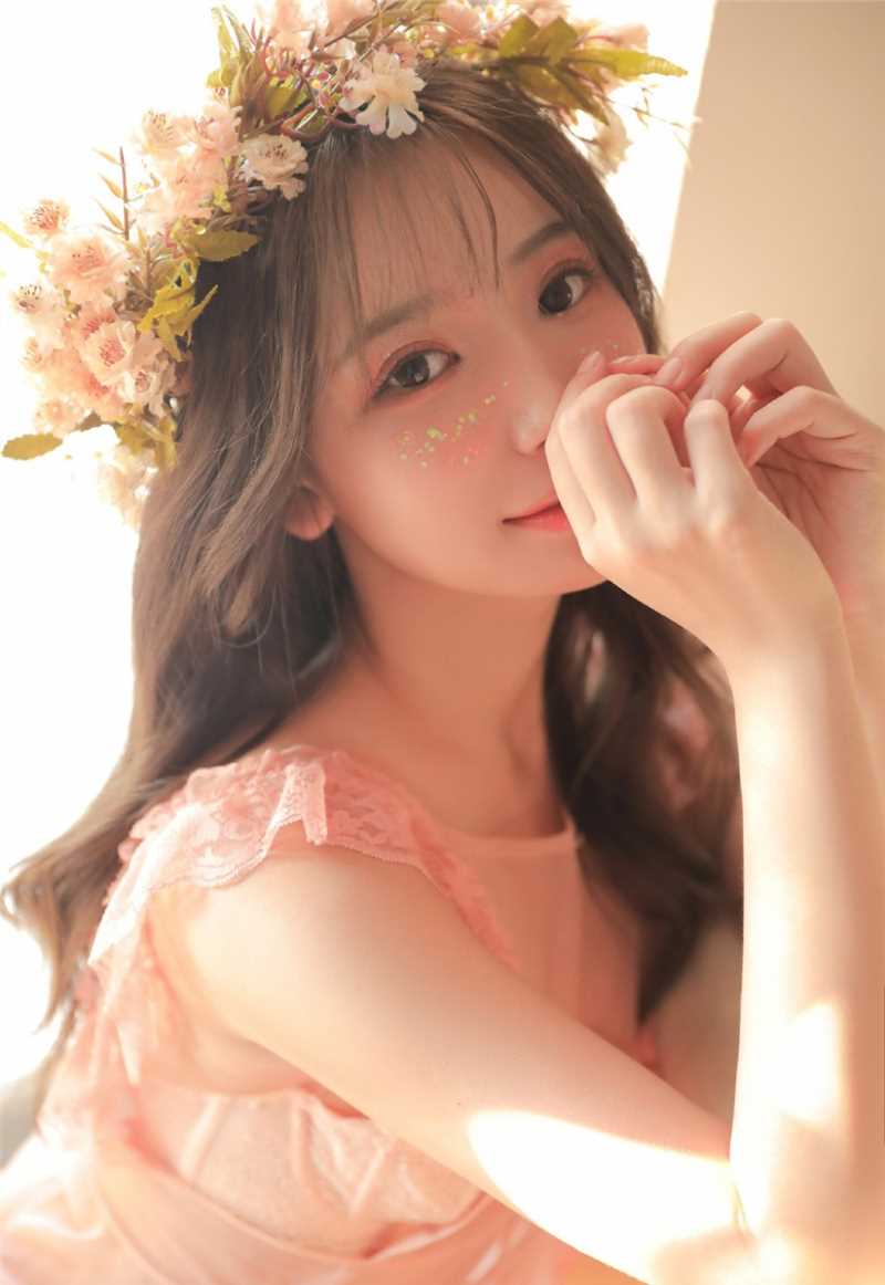 优质森系美女蕾丝内衣蕾丝清纯治愈系图片图片