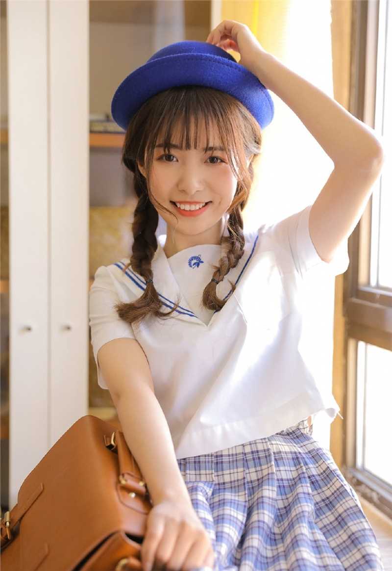 高清清秀可爱的双马尾小萝莉俏皮萌白酱清纯女生照片图集