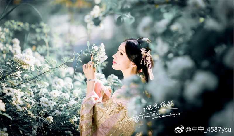 特别专辑古装美女Audrey如竹林风姿迷人图片