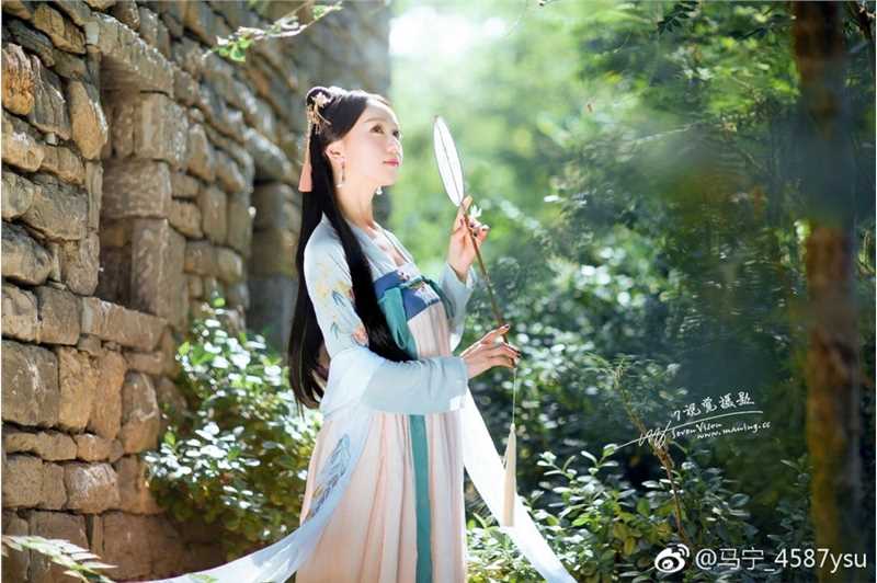 特别专辑古装美女Audrey如竹林风姿迷人图片