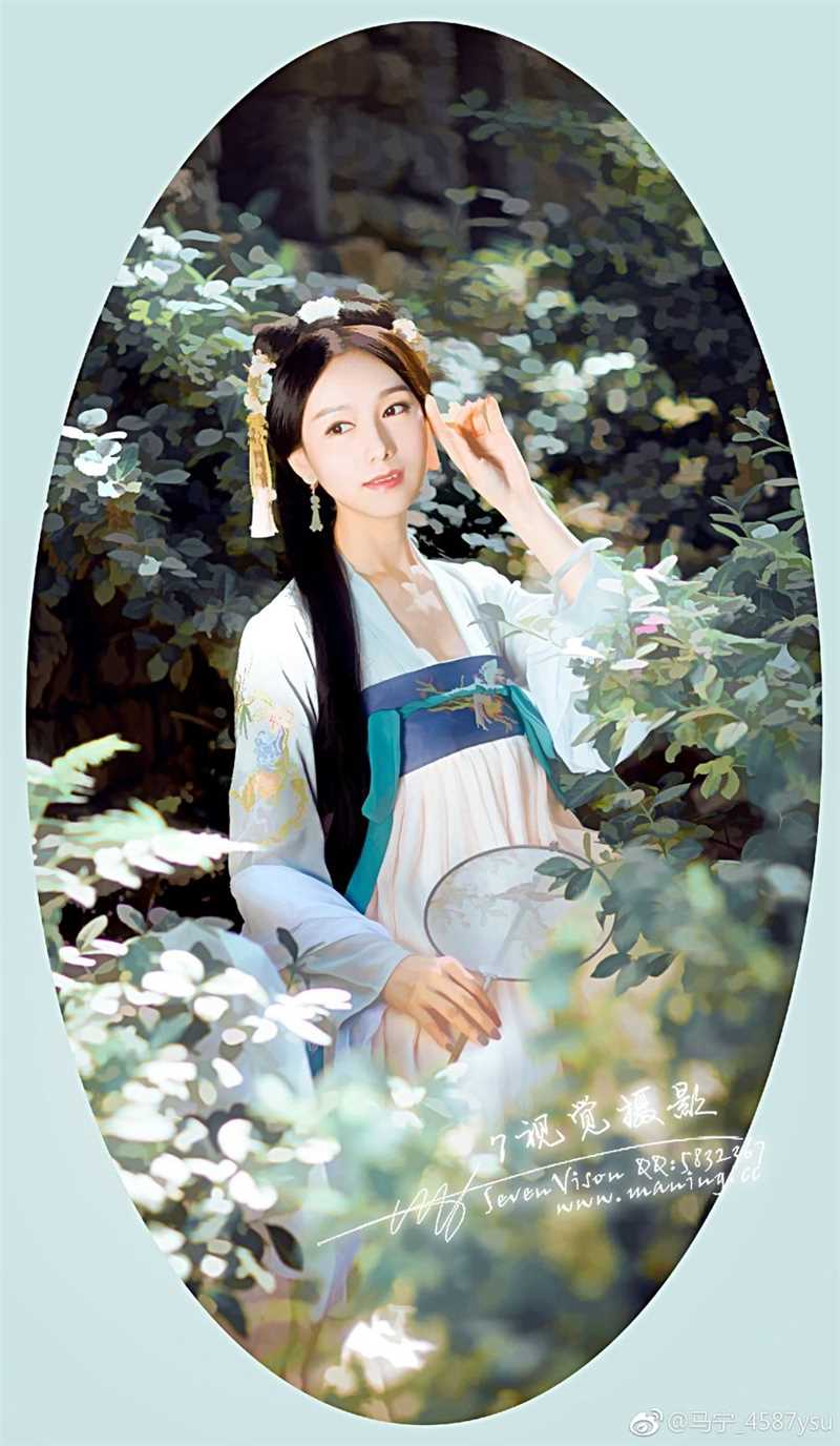 特别专辑古装美女Audrey如竹林风姿迷人图片