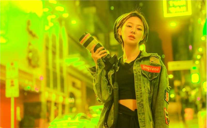 优质时尚美女王汀街头靓丽淑女御姐风情图片图片