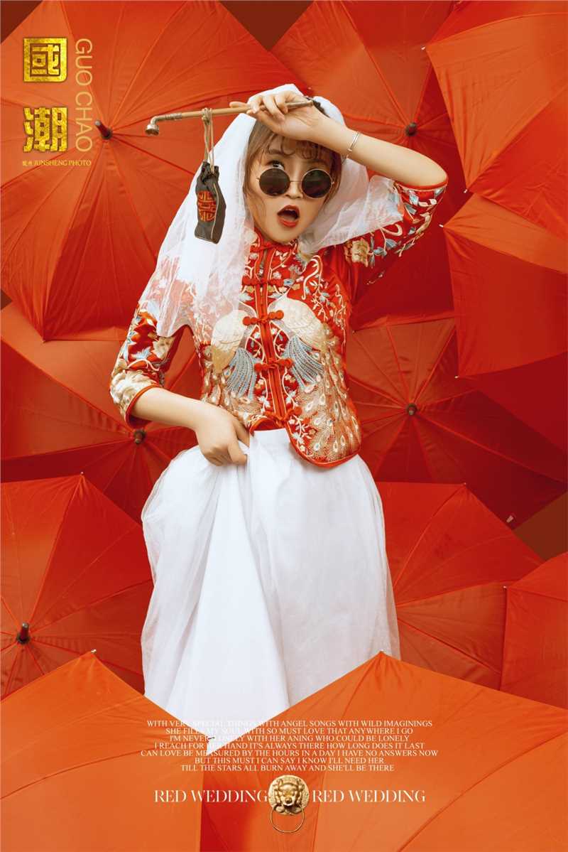 亚洲国潮时尚浪漫唯美婚纱摄影图片