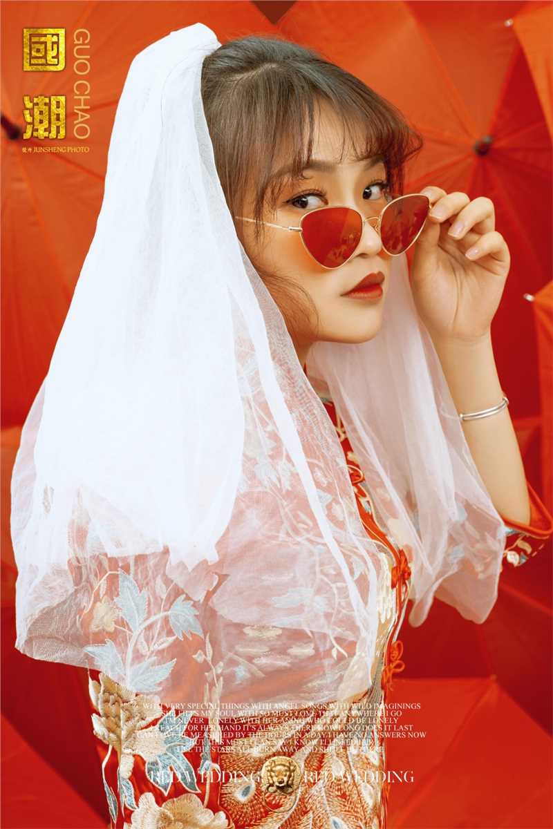 亚洲国潮时尚浪漫唯美婚纱摄影图片