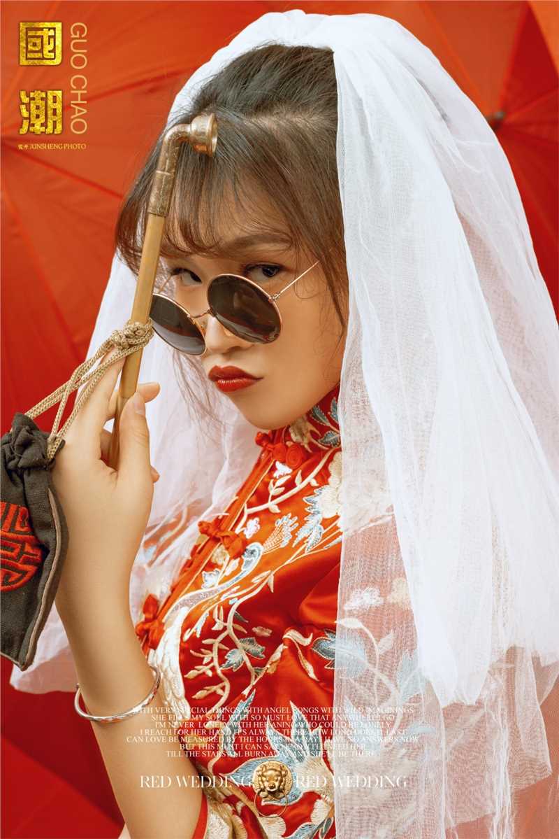 亚洲国潮时尚浪漫唯美婚纱摄影图片