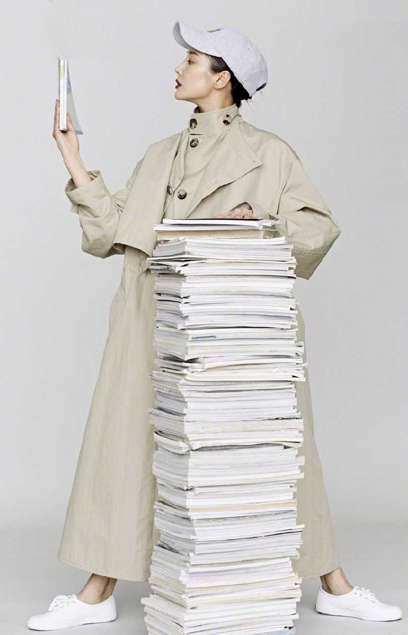 特别专辑帅气御姐李纯时尚复古中性风格杂志大片图片