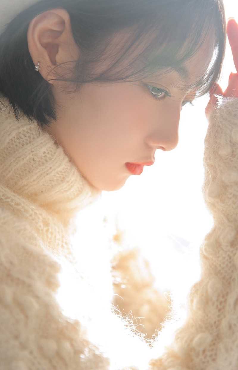 优质短发美少女小清新白皙治愈清纯甜美图片图片