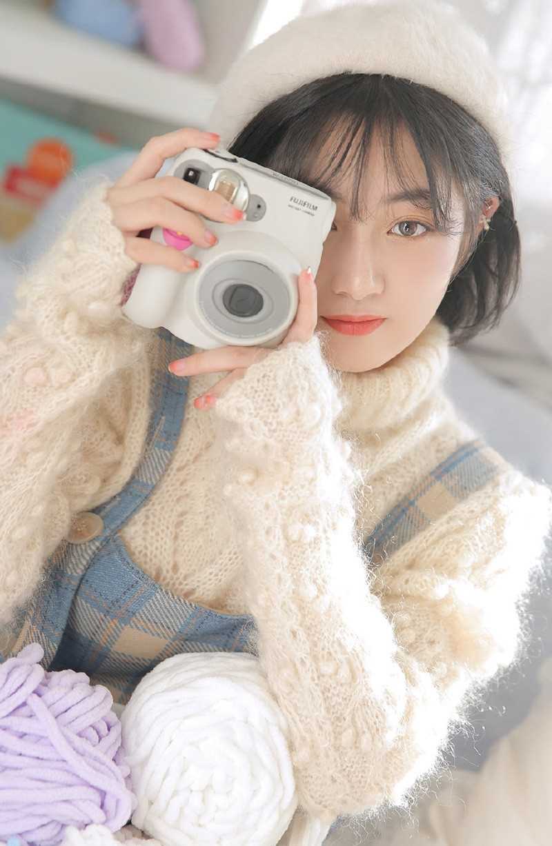 优质短发美少女小清新白皙治愈清纯甜美图片图片