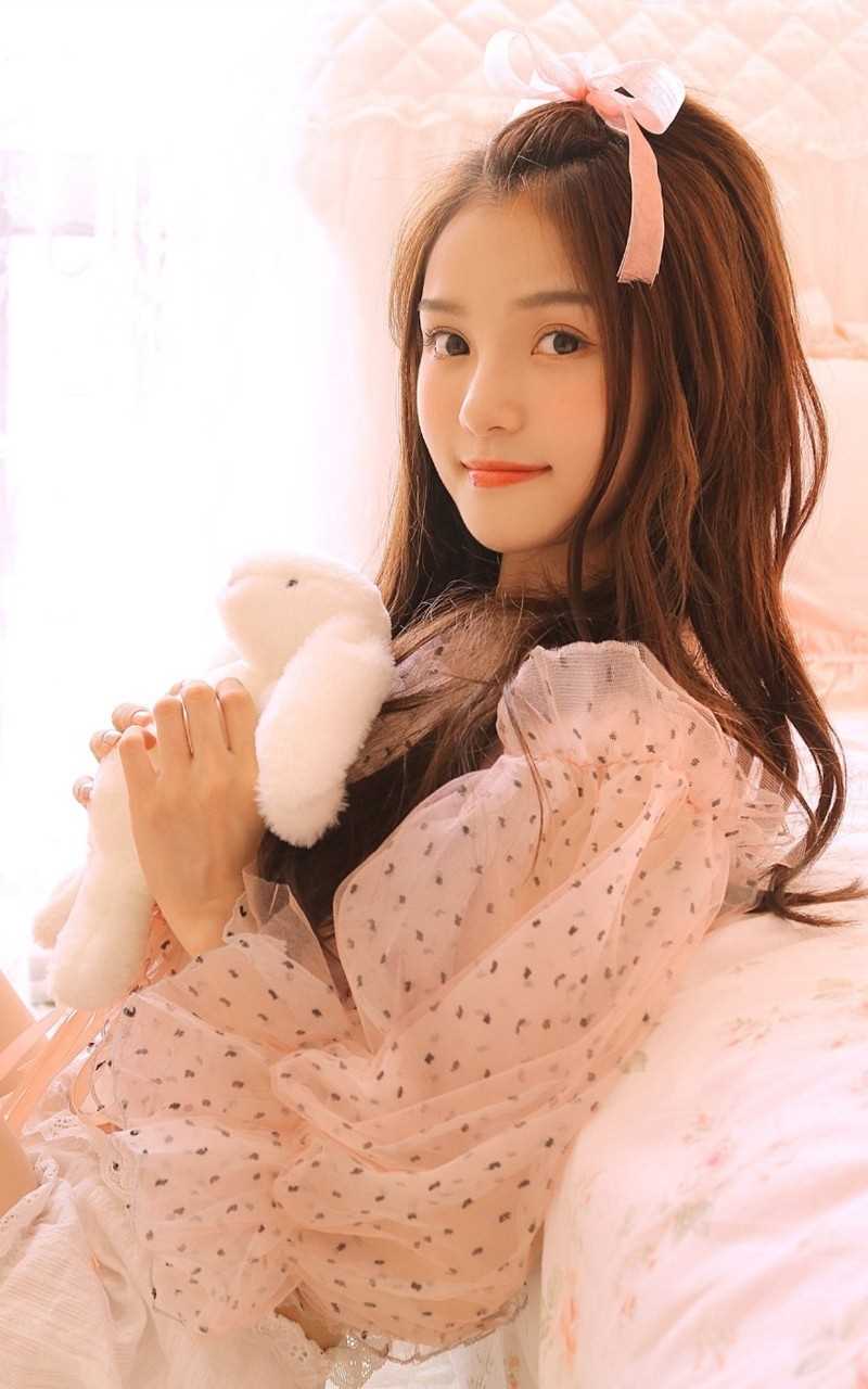 最全长得花容月貌的俏皮小萝莉少女心杏眼清纯壁纸