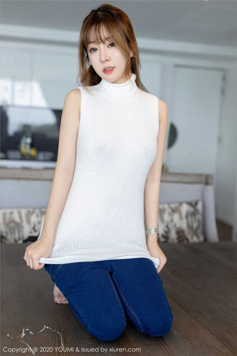 精选波涛丰臂女神王雨纯细高跟牛仔裤凸显身材丰满人体图册