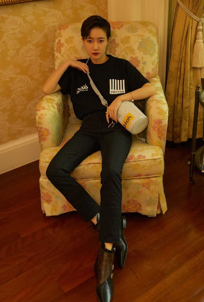 特别专辑短发美女焦俊艳时尚个性帅气图片图片