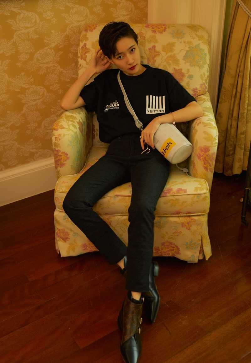 特别专辑短发美女焦俊艳时尚个性帅气图片图片