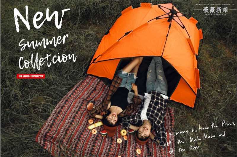 时尚新婚旅拍唯美浪漫小清新街头婚纱摄影图片