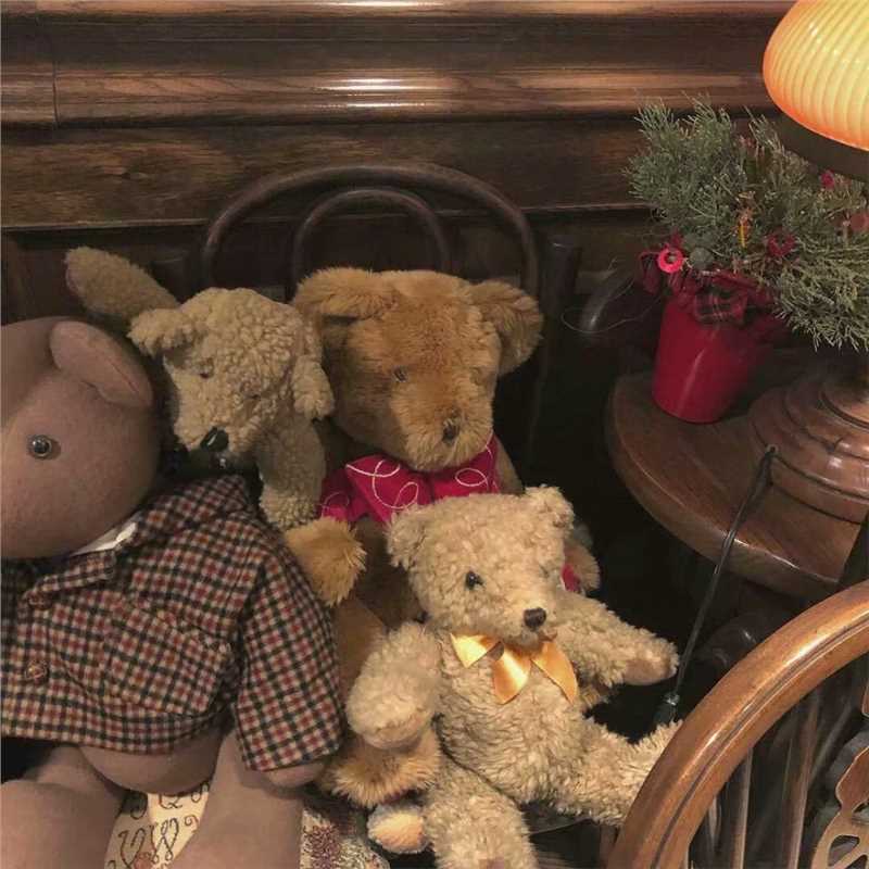 少女的玩偶可爱时尚小清新风景图片