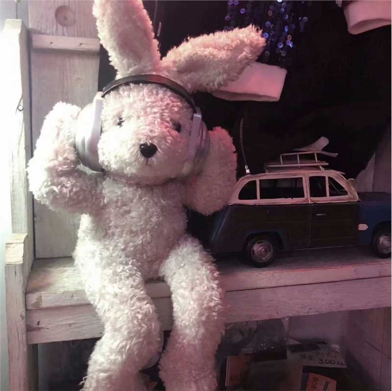 少女的玩偶可爱时尚小清新风景图片