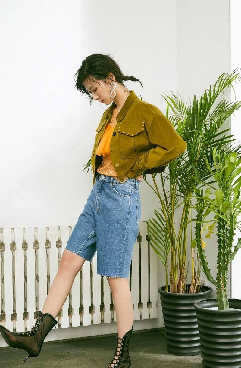 特别专辑小清新美女徐悦热裤时尚风情杂志模特图片图片