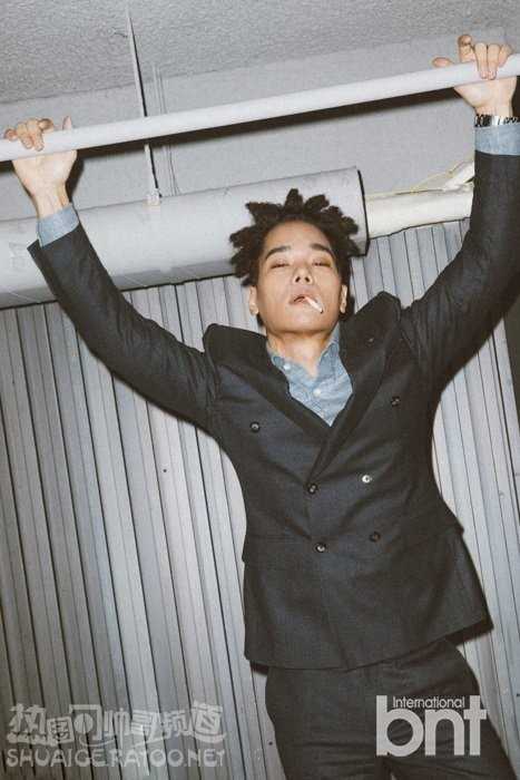高清韩国说唱男歌手许仁昌痞帅十足时尚图集