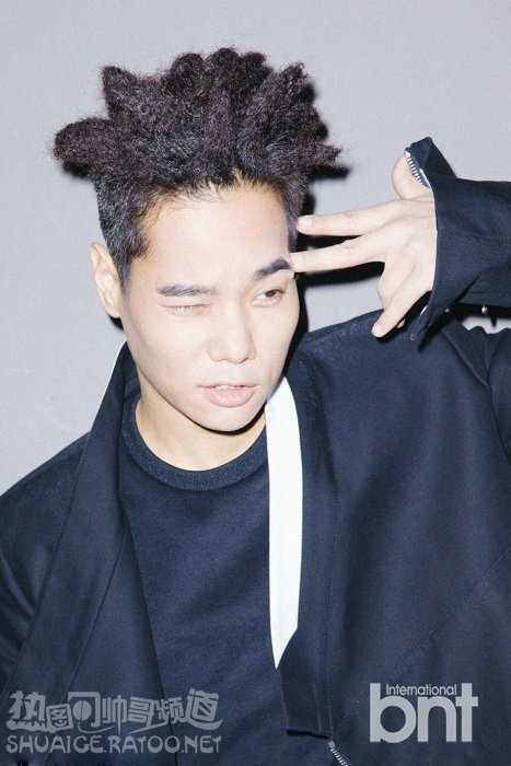 高清韩国说唱男歌手许仁昌痞帅十足时尚图集