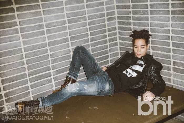高清韩国说唱男歌手许仁昌痞帅十足时尚图集