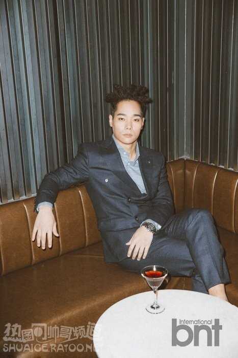 高清韩国说唱男歌手许仁昌痞帅十足时尚图集