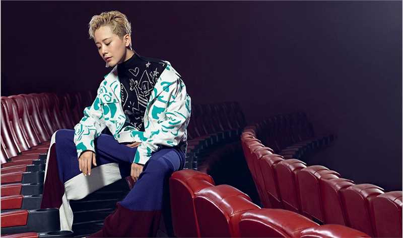 高清海清露肩衬衫搭配蕾丝颈链干练性感图集