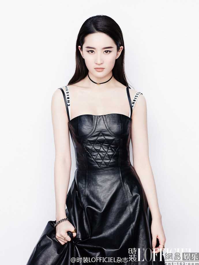 最新刘亦菲清纯俏丽优雅大方时尚杂志封面壁纸