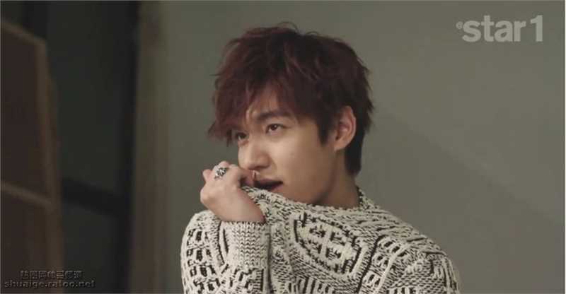 特别专辑韩国帅哥李敏镐《@Star1》时尚杂志封面