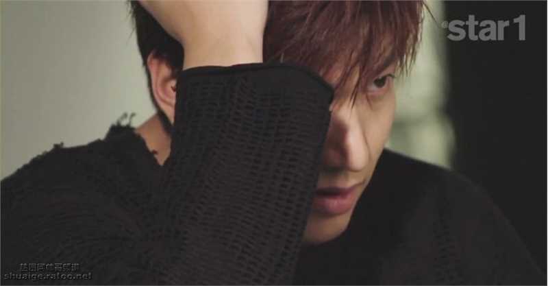 特别专辑韩国帅哥李敏镐《@Star1》时尚杂志封面