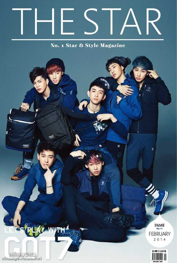 特别专辑韩国帅哥GOT7《THE,STAR》时尚杂志封面图片