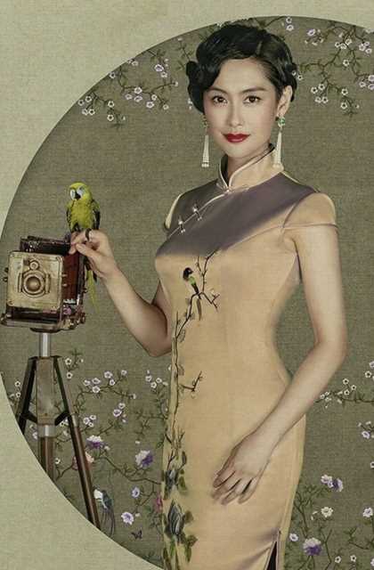 特别专辑古风民国旗袍美女明星复古风图片