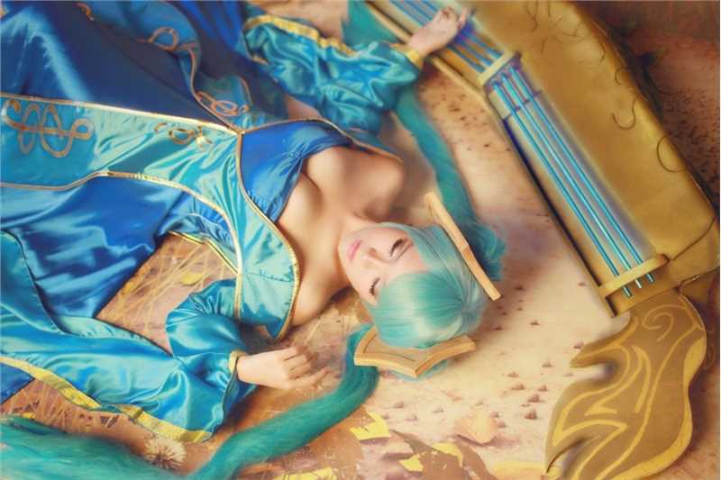 高清游戏《英雄联盟》琴瑟仙女cosplay图集