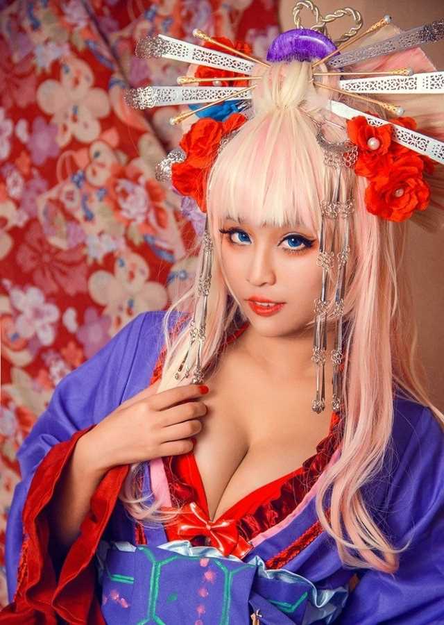 优质超时空要塞F雪露日式花魁cosplay相册