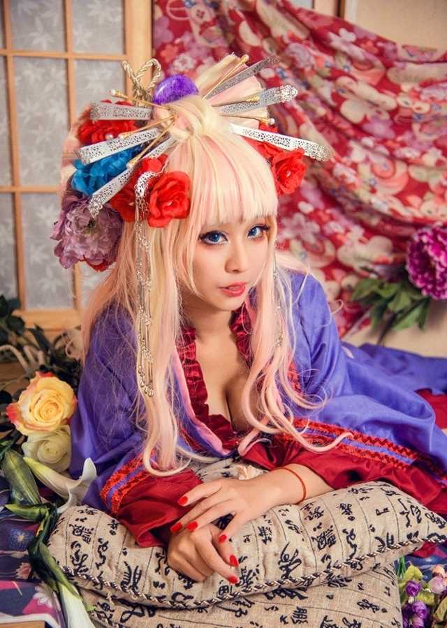 优质超时空要塞F雪露日式花魁cosplay相册