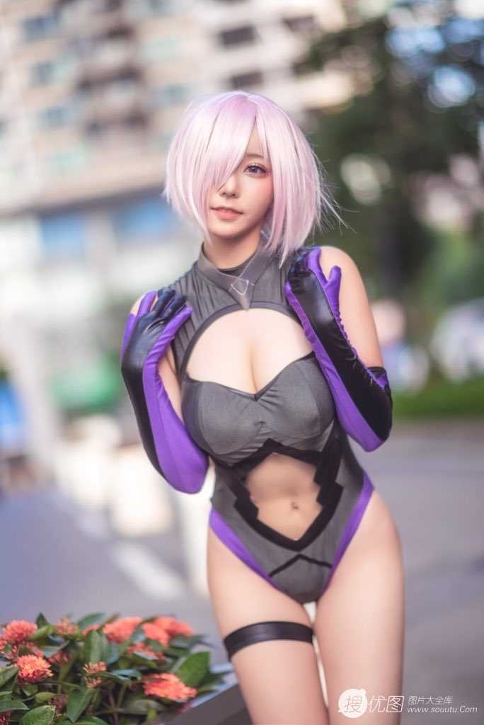 优质美女博主菌烨tako马修玉藻前斯卡哈Cosplay集图片