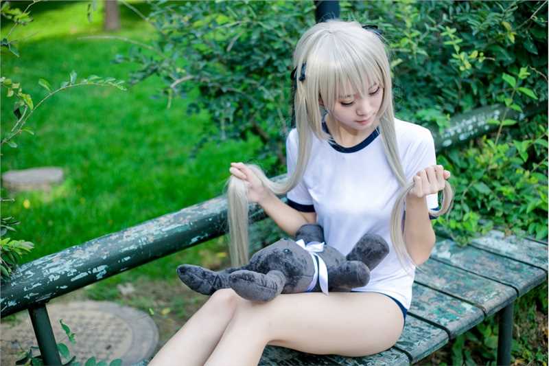 精选春日野穹穹妹体操服cosplay图册