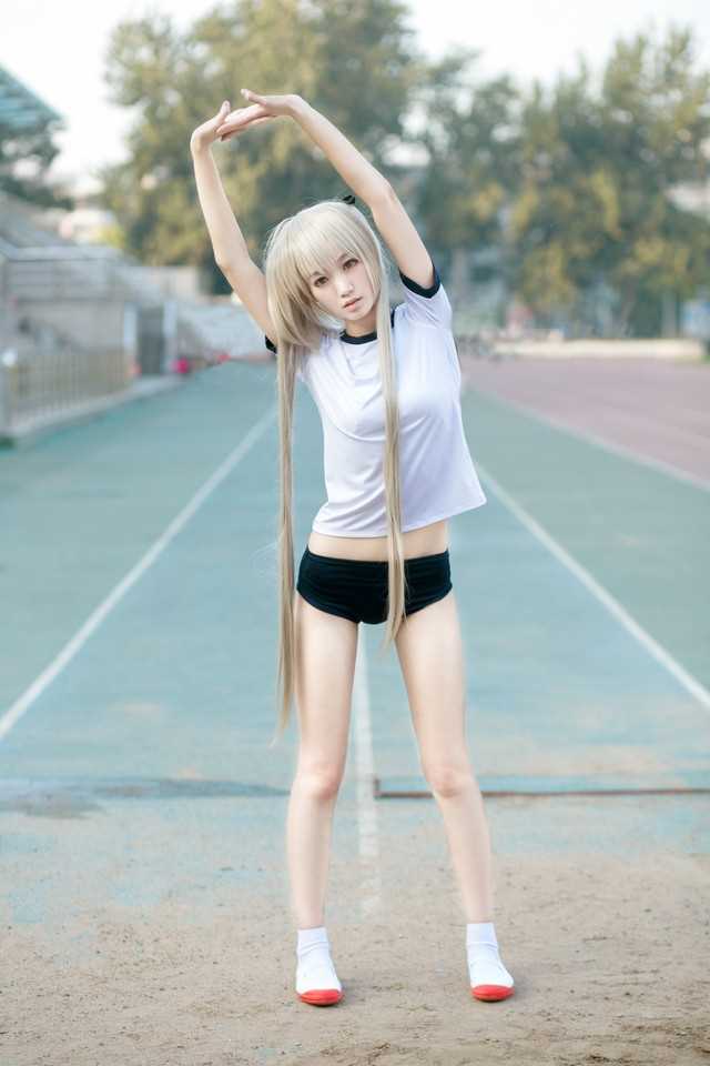 精选春日野穹穹妹体操服cosplay图册
