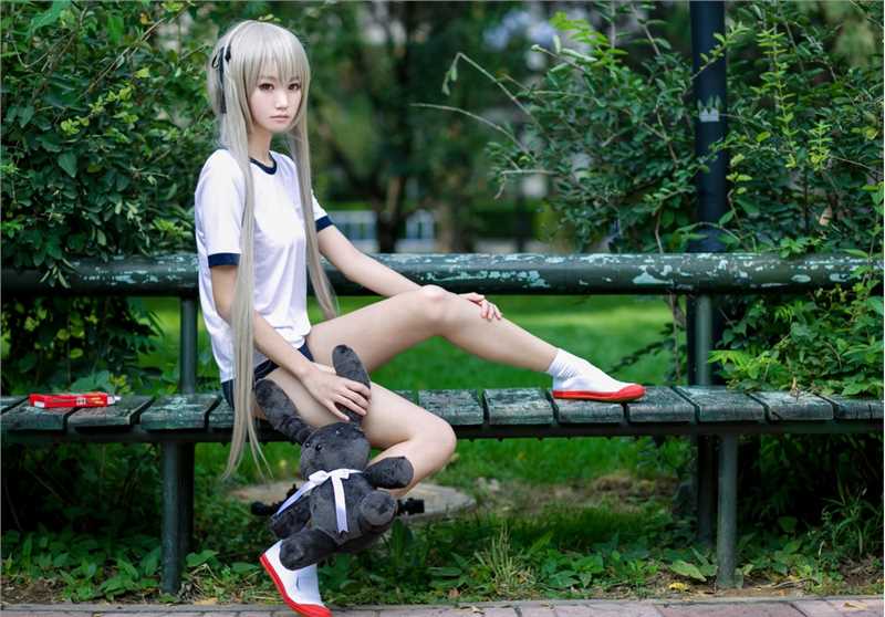 精选春日野穹穹妹体操服cosplay图册