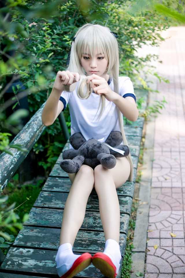 精选春日野穹穹妹体操服cosplay图册