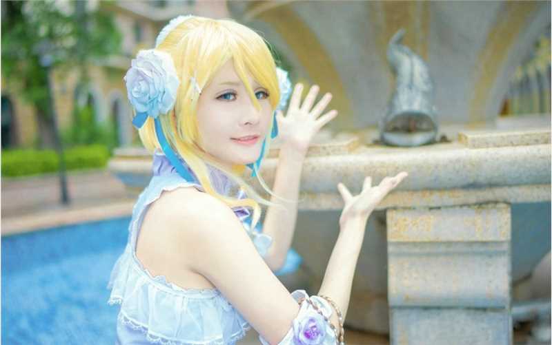 最新《lovelive!》绚濑绘里cosply壁纸