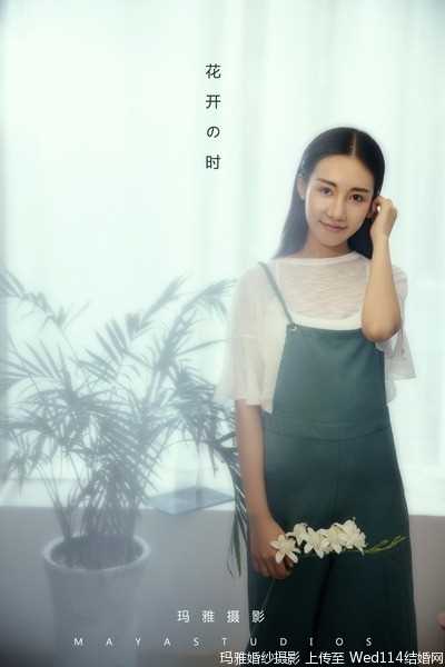 花开之时文艺文学系少女摄影