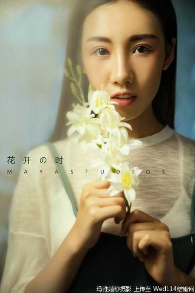 花开之时文艺文学系少女摄影