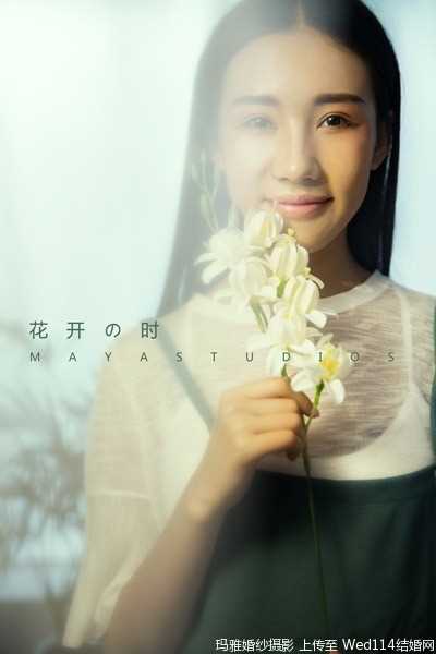 花开之时文艺文学系少女摄影