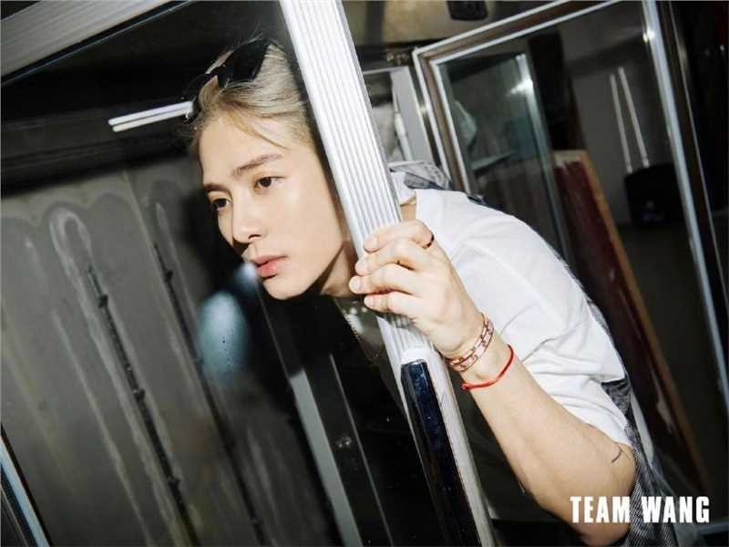 优质王嘉尔玫瑰金发色帅气时尚画报相册