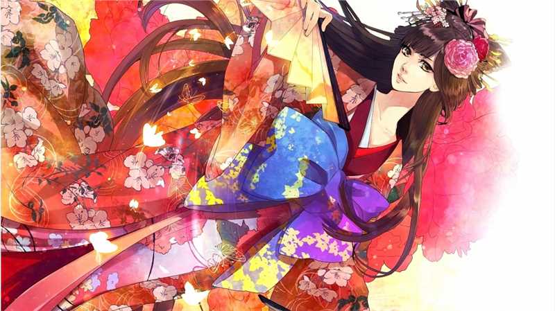 粉色头发甜美女孩唯美大海奇遇漫画图片