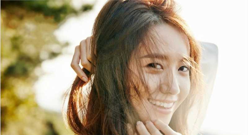 优质林允儿清新甜美女孩风森系户外温柔时尚图片相册