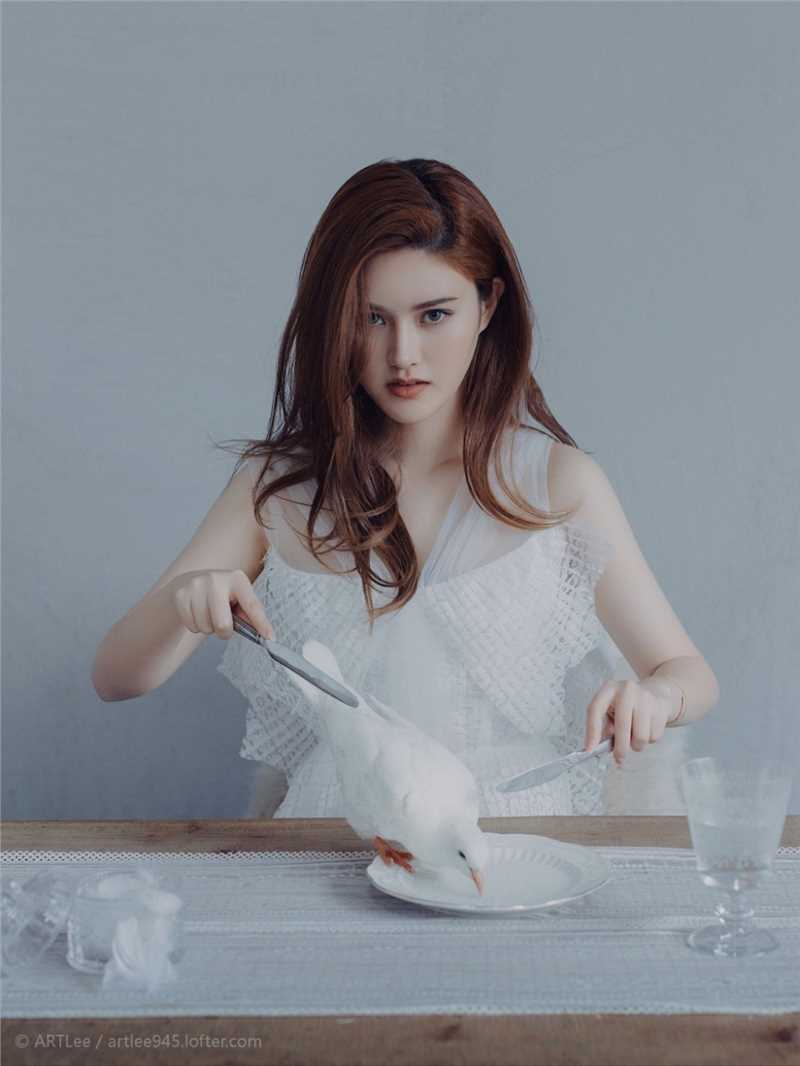 最新魅力宅男女神和鸽子拍摄艺术视觉作品图集