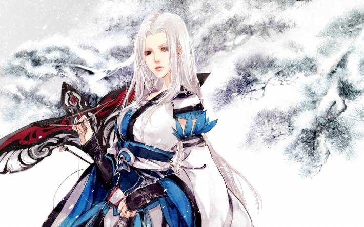 高清古装美女图片漫画古风唯美壁纸手机女生背景大全图集