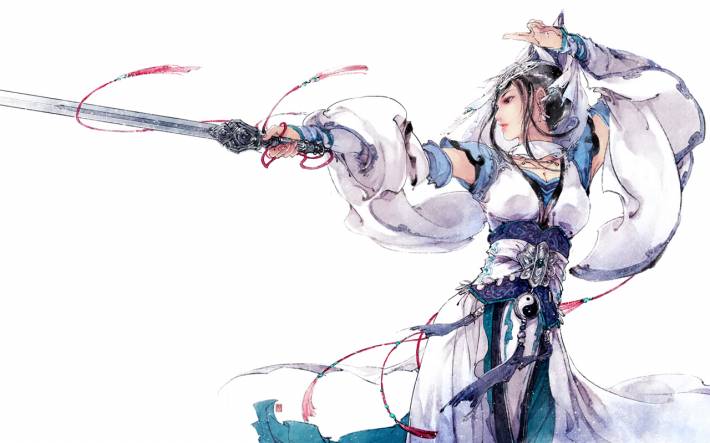 高清古装美女图片漫画古风唯美壁纸手机女生背景大全图集