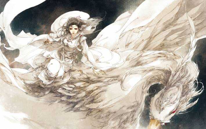 高清古装美女图片漫画古风唯美壁纸手机女生背景大全图集