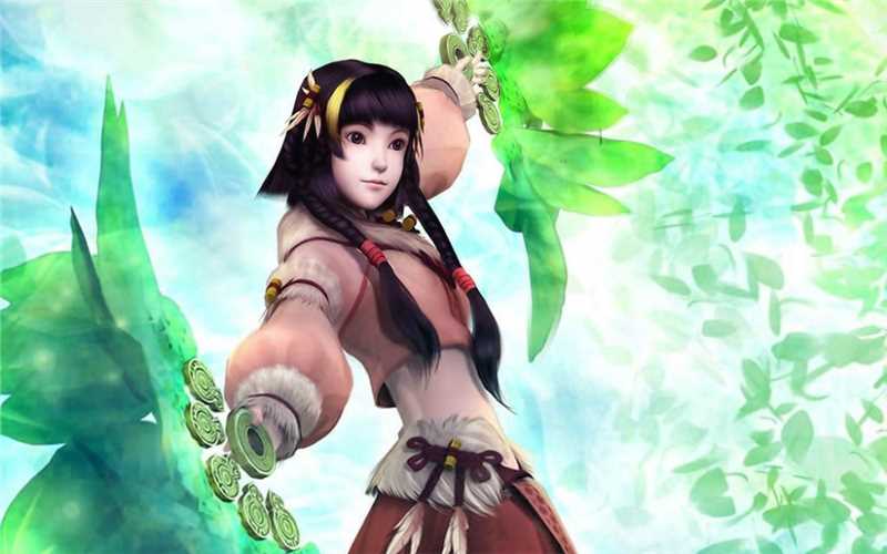 武侠游戏古装美女唯美清纯仙灵气质图片